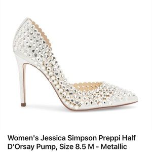 preppi half d'orsay pump jessica simpson